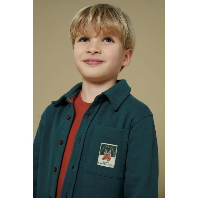 Sturdy - Overhemd Petrol - Chasing Trails