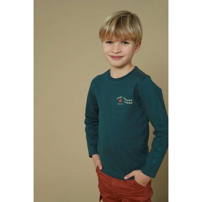 Sturdy - Longsleeve Petrol - Chasing Trails