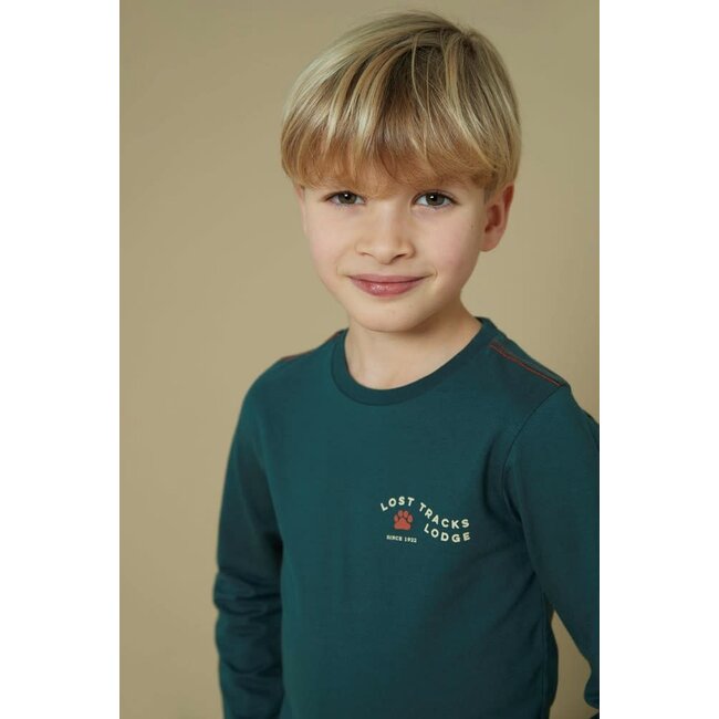 Sturdy - Longsleeve Petrol - Chasing Trails