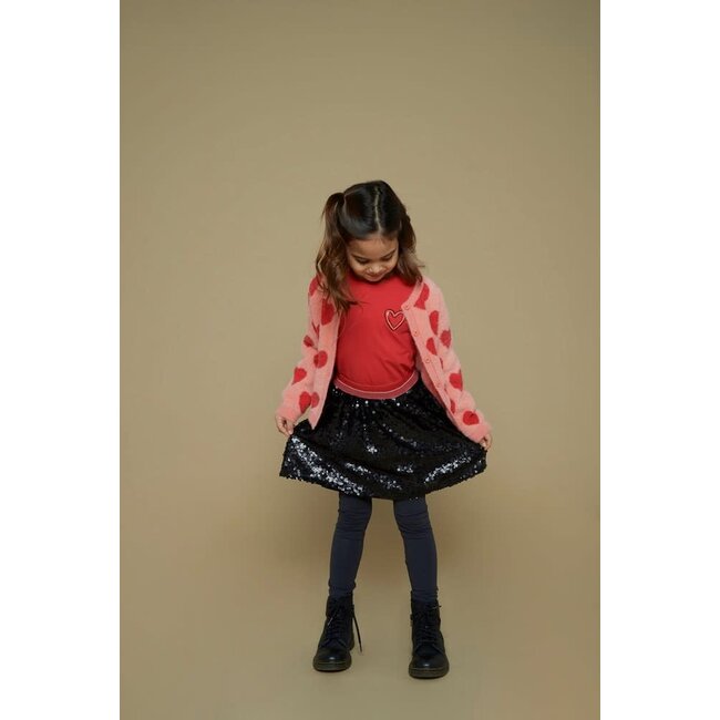 Jubel - Longsleeve Rood - Queen Of Hearts