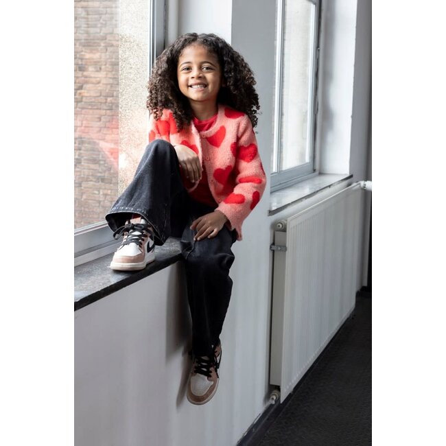 Jubel - Longsleeve Rood - Queen Of Hearts