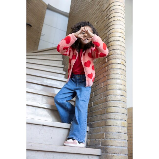 Jubel - Longsleeve Rood - Queen Of Hearts