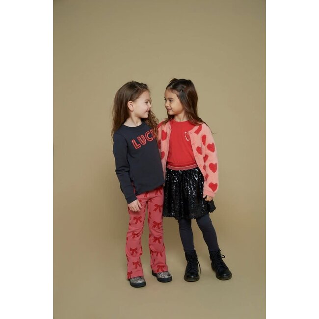 Jubel - Longsleeve Rood - Queen Of Hearts