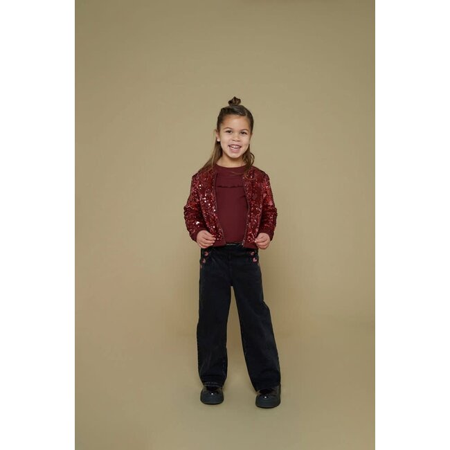 Jubel - Longsleeve Rib Bordeaux - Queen Of Hearts