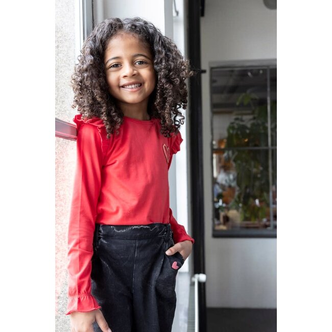 Jubel - Culotte Denim Look Antraciet - Queen Of Hearts