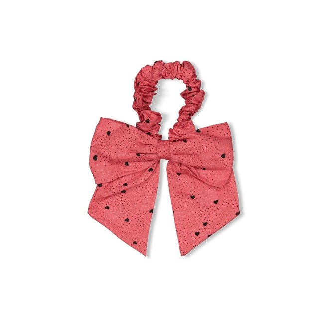 Jubel - Haar Scrunchie Strik Roze - Queen Of Hearts