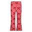 Jubel - Flared Broek AOP Roze - Queen Of Hearts