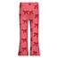 Jubel - Flared Broek AOP Roze - Queen Of Hearts