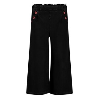 Jubel Jubel - Culotte Denim Look Antraciet - Queen Of Hearts