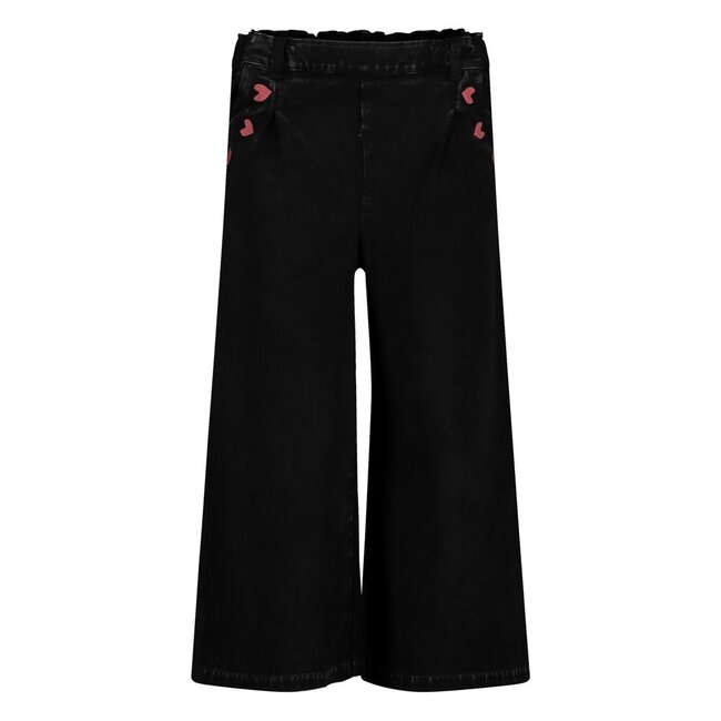 Jubel - Culotte Denim Look Antraciet - Queen Of Hearts