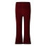 Jubel - Flared Broek Velours Rib Bordeaux - Queen Of Hearts