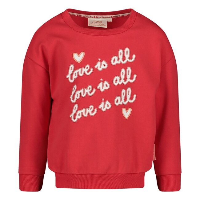 Jubel - Sweater Rood - Queen Of Hearts