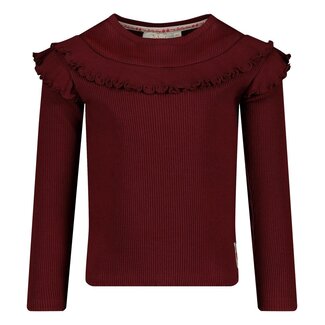 Jubel Jubel - Longsleeve Rib Bordeaux - Queen Of Hearts