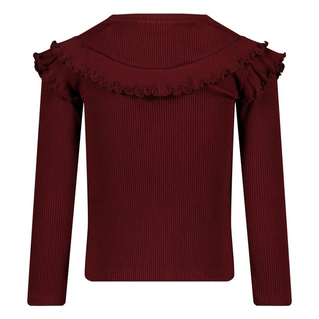 Jubel - Longsleeve Rib Bordeaux - Queen Of Hearts
