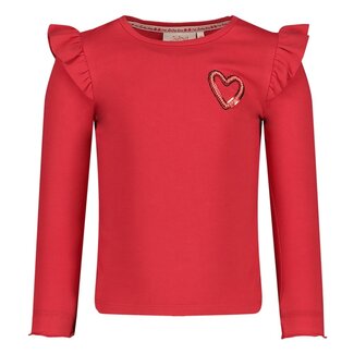 Jubel Jubel - Longsleeve Rood - Queen Of Hearts