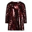 Jubel - Pailetten Jurk Bordeaux - Queen Of Hearts