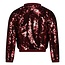 Jubel - Pailetten Bomberjack Bordeaux - Queen Of Hearts