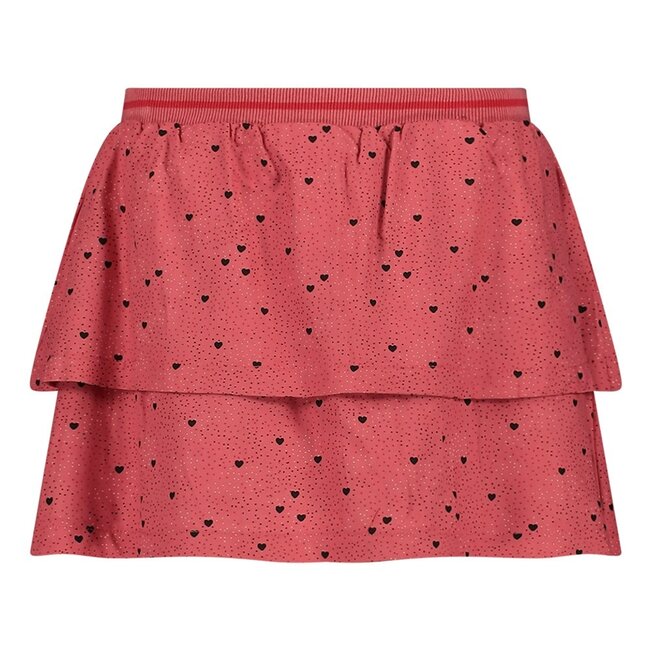 Jubel - Rok AOP Roze - Queen Of Hearts