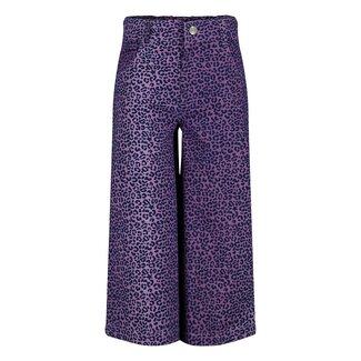 Jubel Jubel - Flared Broek AOP Lila - Wild Soul