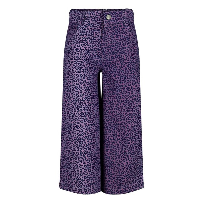 Jubel - Flared Broek AOP Lila - Wild Soul