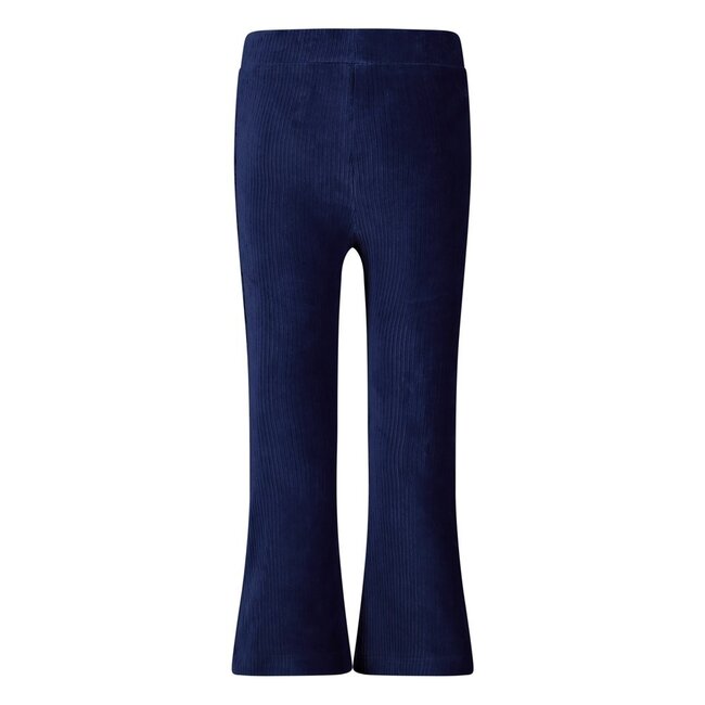 Jubel - Flared Broek Velours Rib Indigo - Wild Soul