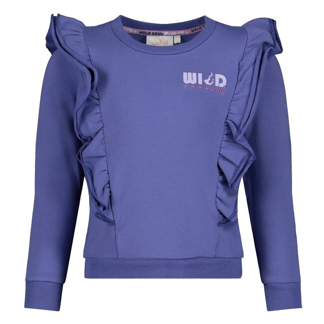 Jubel - Sweater Ruches Lavendel - Wild Soul