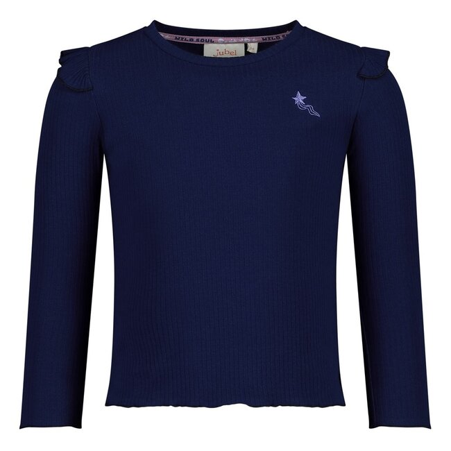 Jubel - Longsleeve Rib Indigo - Wild Soul