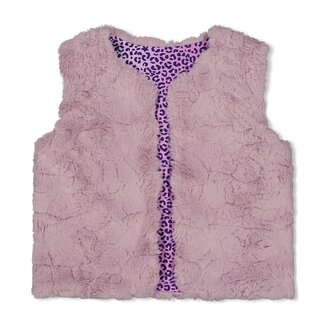 Jubel Jubel - Omkeerbaar Teddy Gilet Lila - Wild Soul