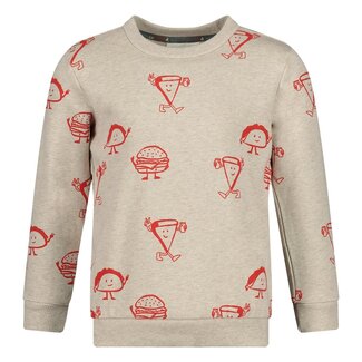 Sturdy Sturdy - Sweater AOP Offwhite Melange - Couch Club