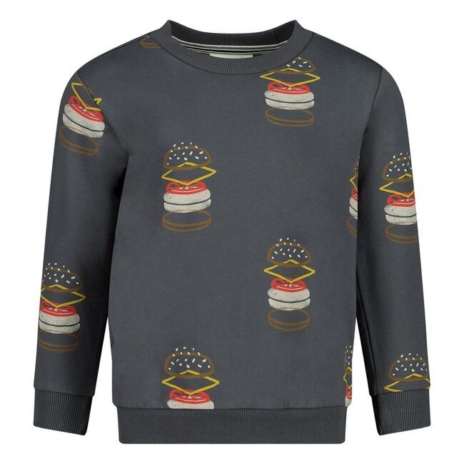Sturdy - Sweater AOP Antraciet - Couch Club
