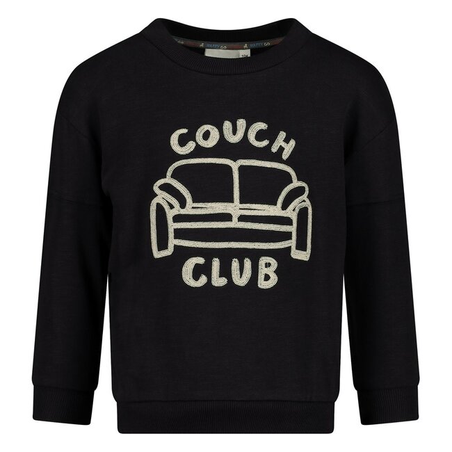 Sturdy - Sweater Zwart - Couch Club