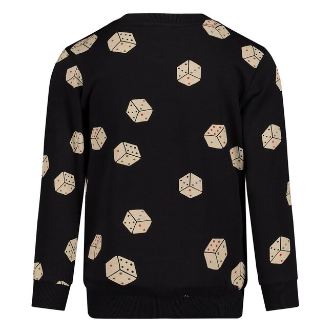 Sturdy - Sweater AOP Zwart - Couch Club