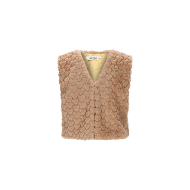 Le Chic - Heartshaped Fur Gilet Eloisa - Hearts of Gold