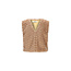 Le Chic - Heartshaped Fur Gilet Eloisa - Hearts of Gold