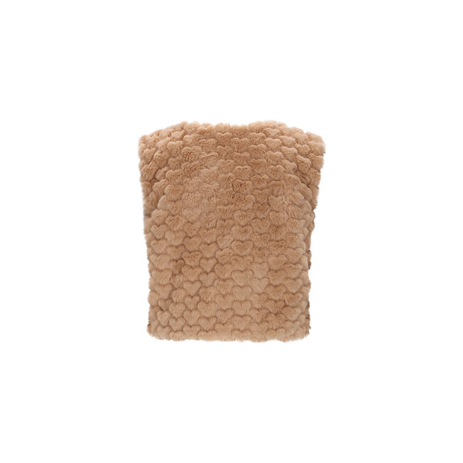 Le Chic - Heartshaped Fur Gilet Eloisa - Hearts of Gold