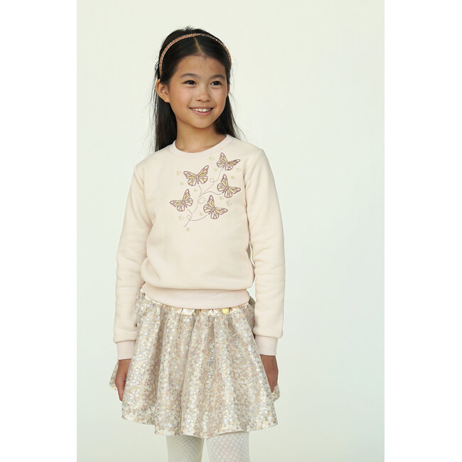 Le Chic - Butterflies Sweater Odette - Café au Lait