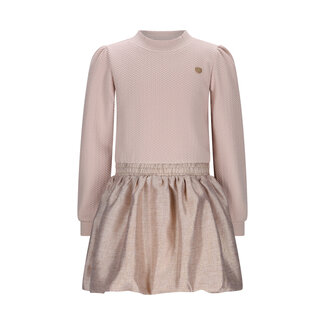 Le Chic Le Chic - Knit and Glitter Dress Salloon - Café au Lait