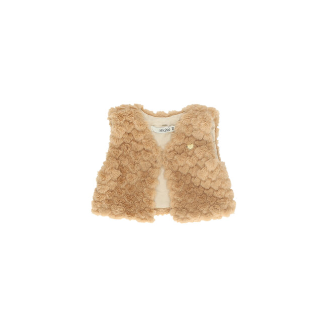 Le Chic - Heartshaped Fur Gilet Eloisy - Hearts of Gold