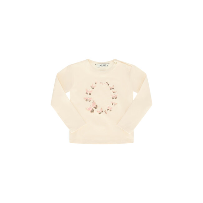 Le Chic - Butterfly T-shirt Normy - Warm Winter White