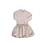 Le Chic - Knit and Glitter Dress Sabloon - Café au Lait