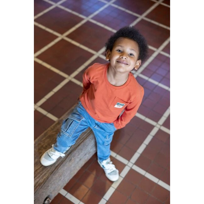 Sturdy - Cargo Broek Denim Blauw Denim - Winter Denims