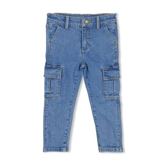 Sturdy Sturdy - Cargo Broek Denim Blauw Denim - Winter Denims