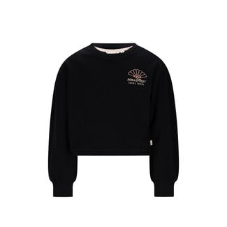 Moodstreet Moodstreet - Cropped Sweater Sota - Black