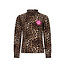 Moodstreet - Smock Neck Top Laure - Leopard