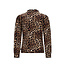 Moodstreet - Smock Neck Top Laure - Leopard