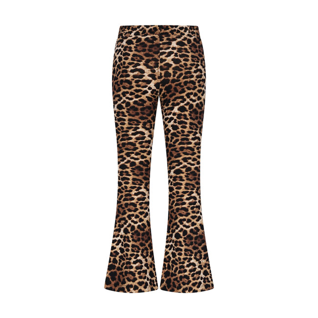 Moodstreet - Flared Leopard Pants Bibi - Leopard