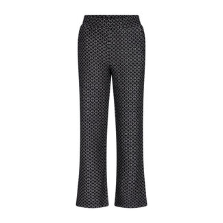 Moodstreet Moodstreet - Jacquard Trousers Belle - Black