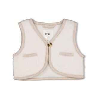 Feetje Feetje - Teddy Gilet Offwhite - Dear Autumn