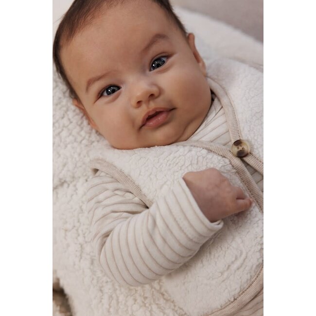 Feetje - Teddy Gilet Offwhite - Dear Autumn
