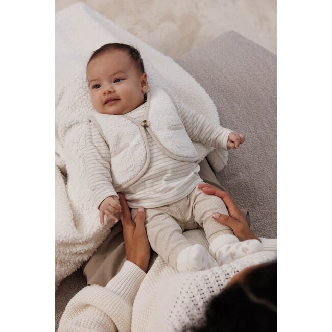 Feetje - Teddy Gilet Offwhite - Dear Autumn
